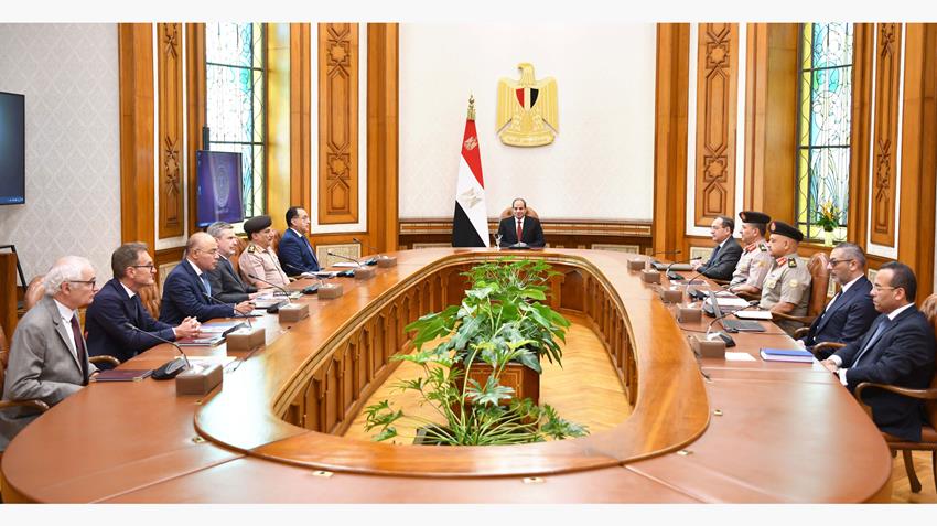 الرئيس عبد الفتاح السيسي يستقبل عددًا من رؤساء شركات التعدين الإيطالية