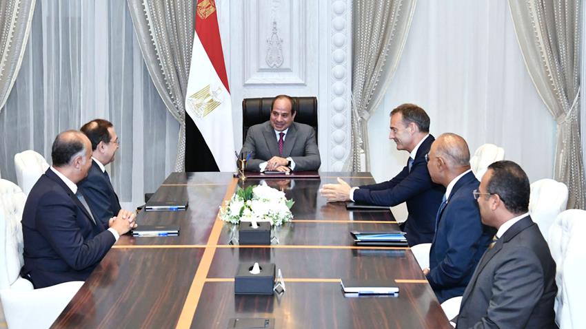 الرئيس عبد الفتاح السيسي يستقبل الرئيس التنفيذي لشركة بريتيش بيتروليوم BP
