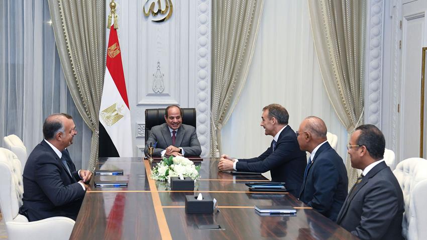 الرئيس عبد الفتاح السيسي يستقبل الرئيس التنفيذي لشركة بريتيش بيتروليوم BP
