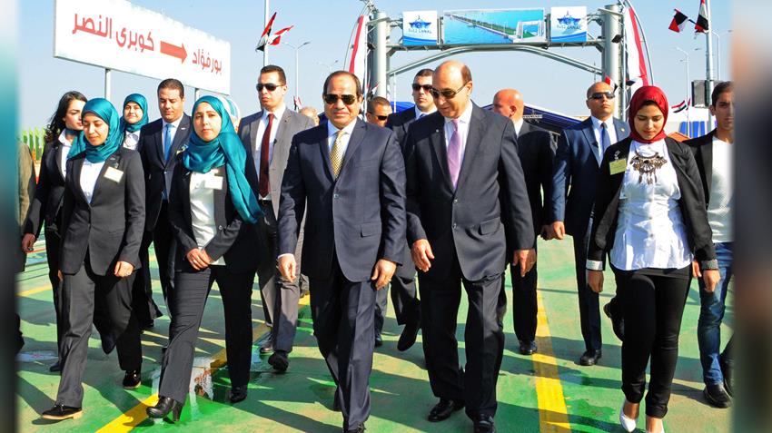 الرئيس عبد الفتاح السيسي يزور بورسعيد ويفتتح عدد من المشروعات