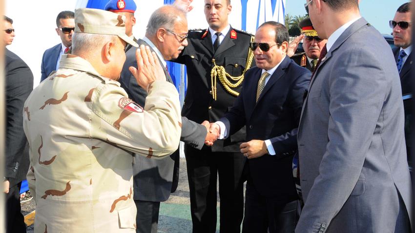 الرئيس عبد الفتاح السيسي يزور بورسعيد ويفتتح عدد من المشروعات