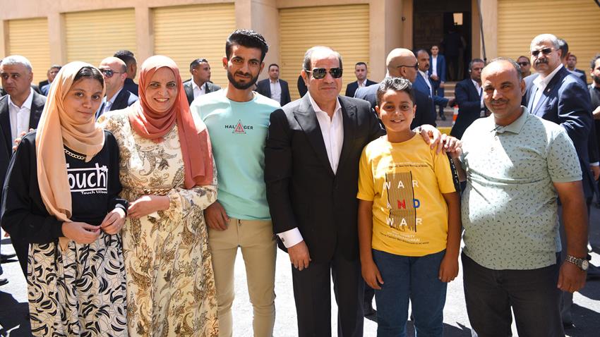 زيارة الرئيس عبد الفتاح السيسي لمحافظة بني سويف