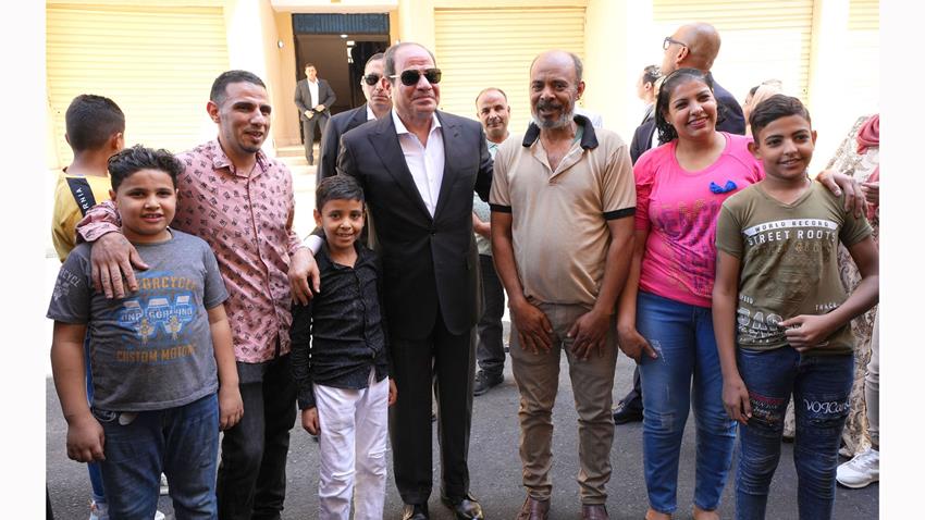 زيارة الرئيس عبد الفتاح السيسي لمحافظة بني سويف