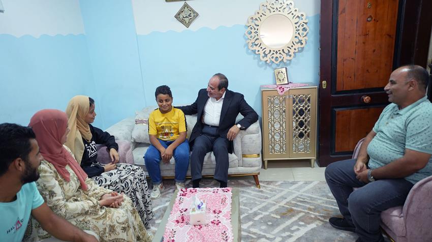 زيارة الرئيس عبد الفتاح السيسي لمحافظة بني سويف