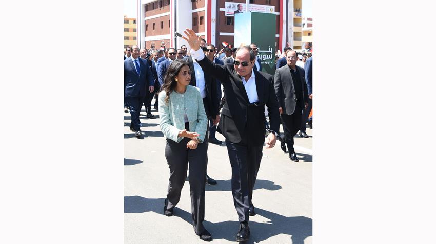 زيارة الرئيس عبد الفتاح السيسي لمحافظة بني سويف