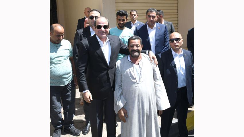 زيارة الرئيس عبد الفتاح السيسي لمحافظة بني سويف