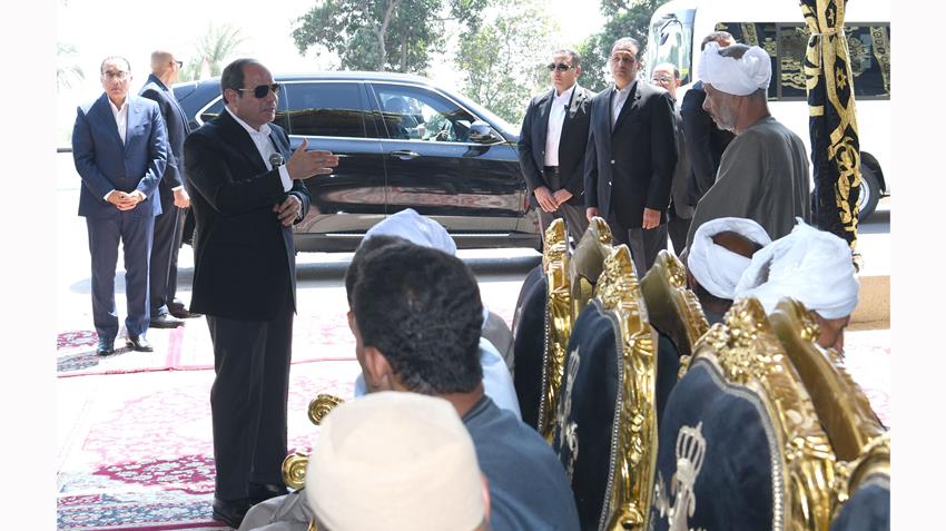 زيارة الرئيس عبد الفتاح السيسي لمحافظة بني سويف