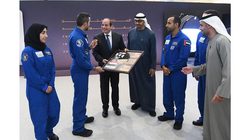 Le Président Al-Sissi rencontre le président des ÉAU à Abou Dhabi