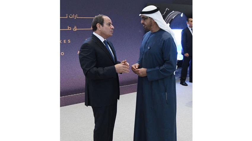 Le Président Al-Sissi rencontre le président des ÉAU à Abou Dhabi