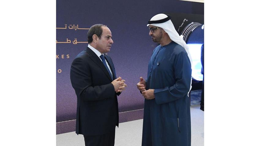 Le Président Al-Sissi rencontre le président des ÉAU à Abou Dhabi
