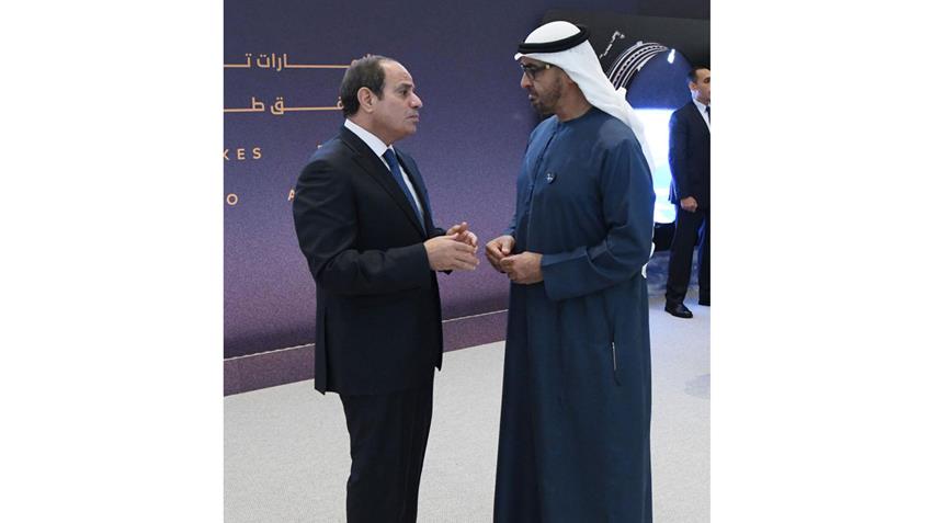 Le Président Al-Sissi rencontre le président des ÉAU à Abou Dhabi
