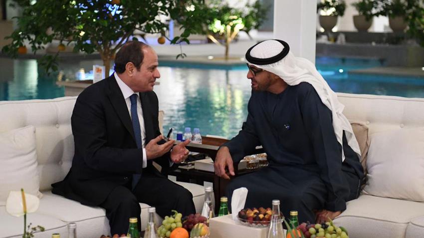 Le Président Al-Sissi rencontre le président des ÉAU à Abou Dhabi