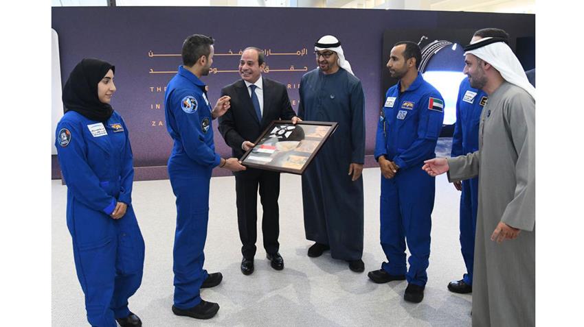 President El-Sisi Meets with UAE President in Abu Dhabi