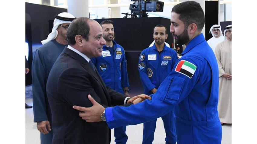 President El-Sisi Meets with UAE President in Abu Dhabi