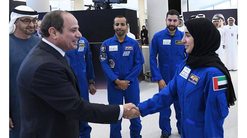 President El-Sisi Meets with UAE President in Abu Dhabi