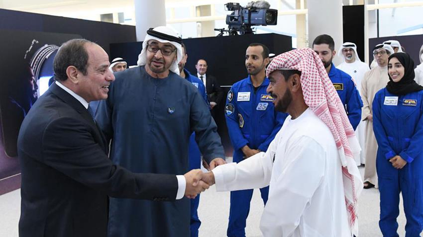 President El-Sisi Meets with UAE President in Abu Dhabi