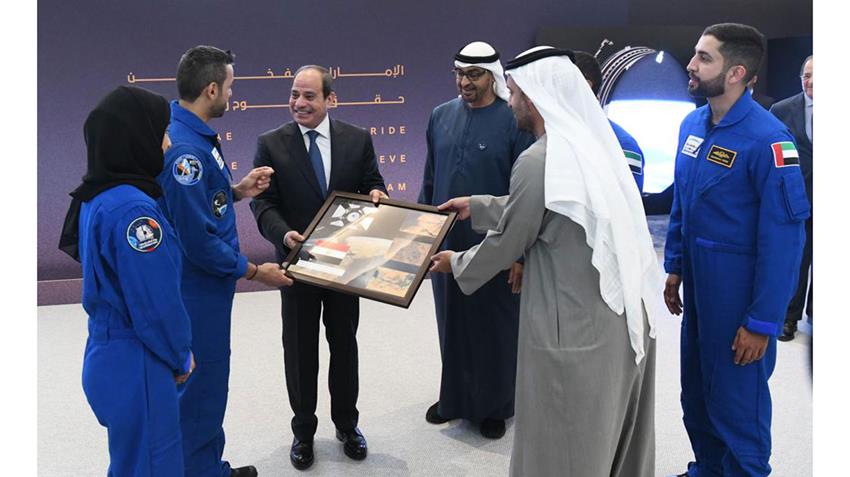 President El-Sisi Meets with UAE President in Abu Dhabi