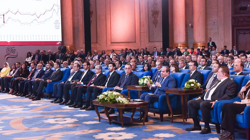 الرئيس عبد الفتاح السيسي يشارك في مؤتمر حكاية وطن "بين الرؤية والإنجاز"