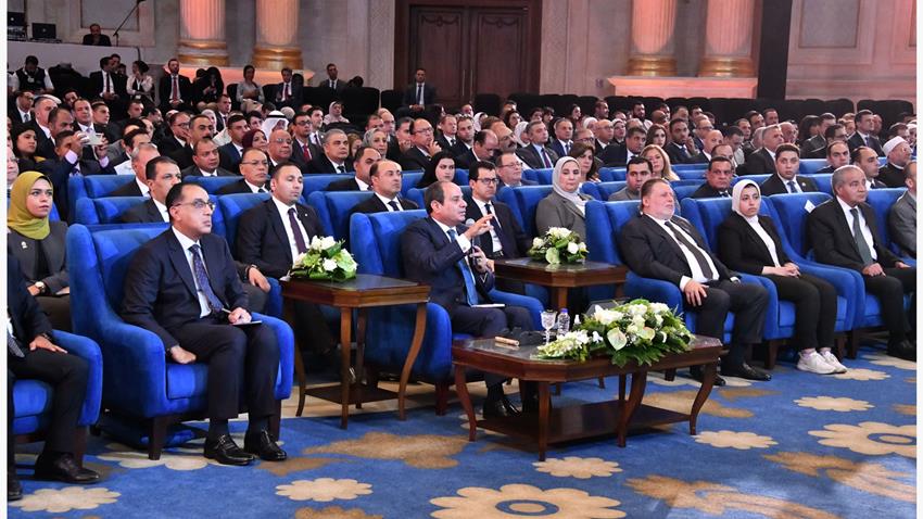 President El-Sisi Attends the Energy Session of the “ Story of Homeland” 2023 Conference