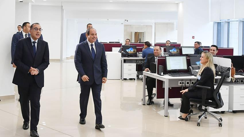 الرئيس عبد الفتاح السيسي يزور المقر الجديد لرئاسة مجلس الوزراء بالعاصمة الإدارية الجديد
