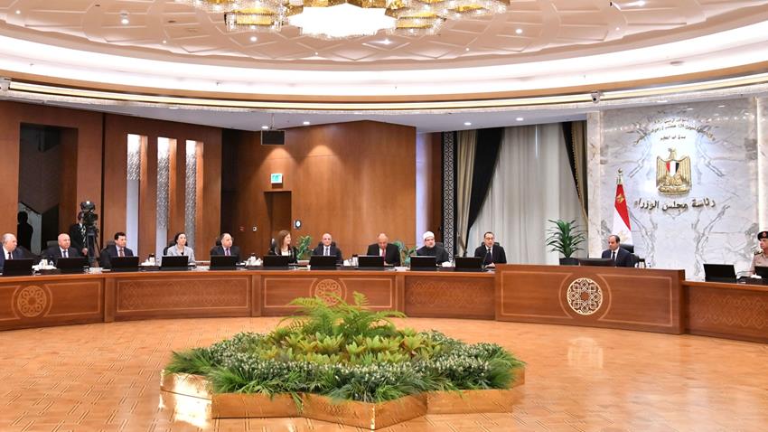 الرئيس عبد الفتاح السيسي يزور المقر الجديد لرئاسة مجلس الوزراء بالعاصمة الإدارية الجديدة