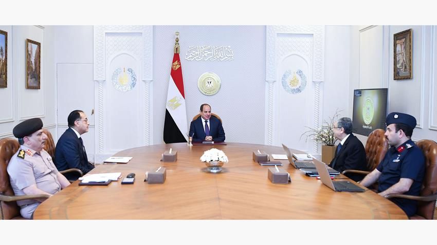 السيد الرئيس يتناول جهود الدولة في تفعيل المشروع القومي "مستقبل مصر" وعدد من المشروعات الأخرى