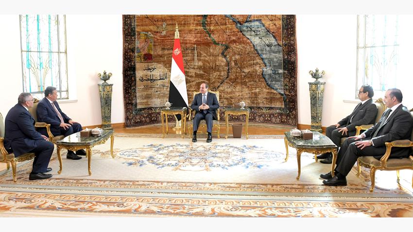 الرئيس عبد الفتاح السيسي يستقبل السادة المرشحين الذين خاضوا انتخابات رئاسة الجمهورية 2024