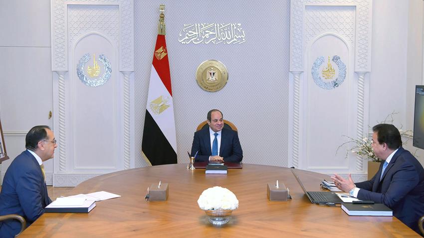 الرئيس عبد الفتاح السيسي يتابع الموقف التنفيذي للمشروعات القومية للصحة