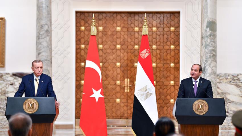 كلمة الرئيس عبد الفتاح السيسي خلال المؤتمر الصحفي المشترك مع رئيس الجمهورية التركية