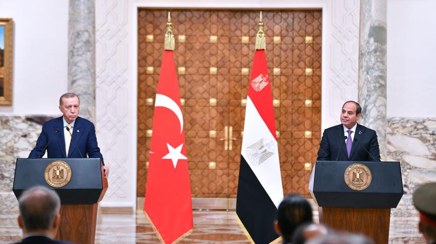 كلمة الرئيس عبد الفتاح السيسي خلال المؤتمر الصحفي المشترك مع رئيس الجمهورية التركية