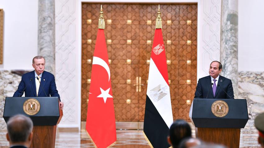President El-Sisi’s Speech at Joint Press Conference with President of Türkiye Erdoğan