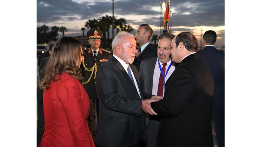 President El-Sisi Sees off President of Brazil