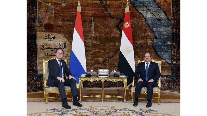 President El-Sisi to Meet Dutch Prime Minister