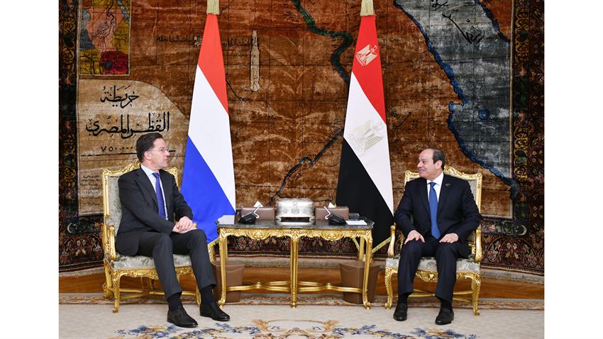 President El-Sisi to Meet Dutch Prime Minister