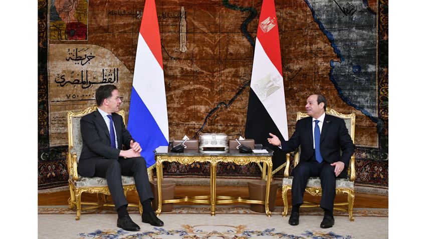 President El-Sisi to Meet Dutch Prime Minister