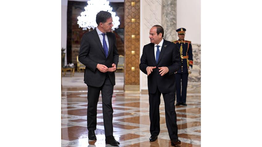 President El-Sisi to Meet Dutch Prime Minister