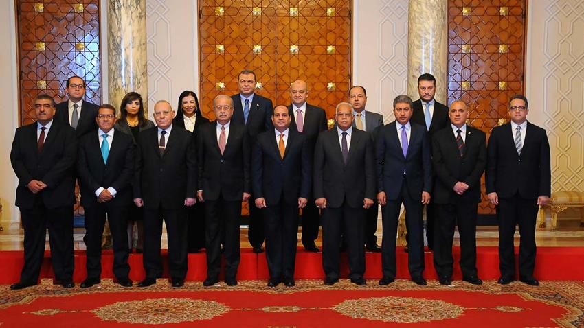 أدى عشرة وزراء جدد اليمين الدستورية أمام الرئيس عبد الفتاح السيسي