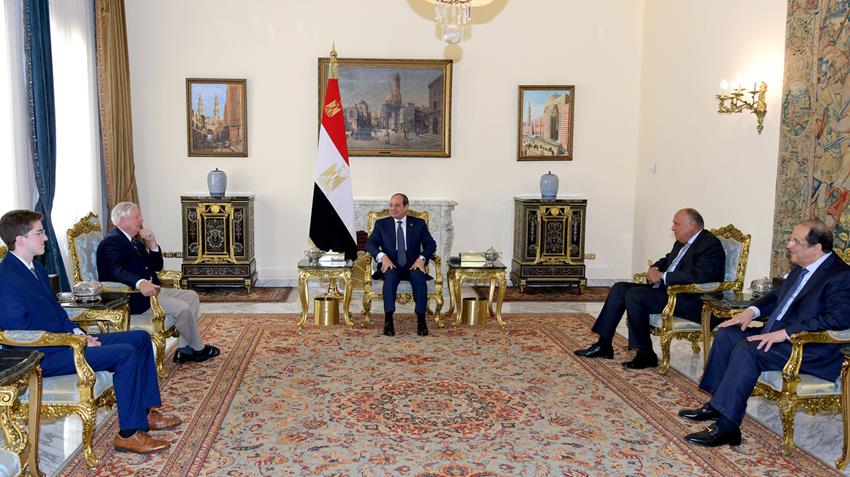 le Président Al-Sissi reçoit le Sénateur Lindsey Graham