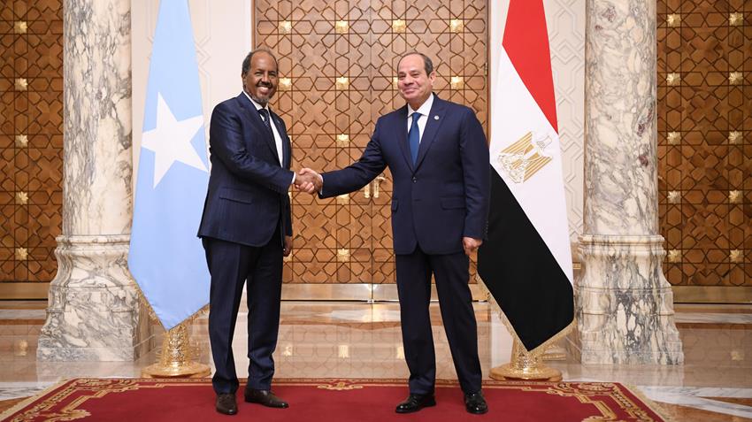 Le Président Al-Sissi reçoit le Président de la Somalie
