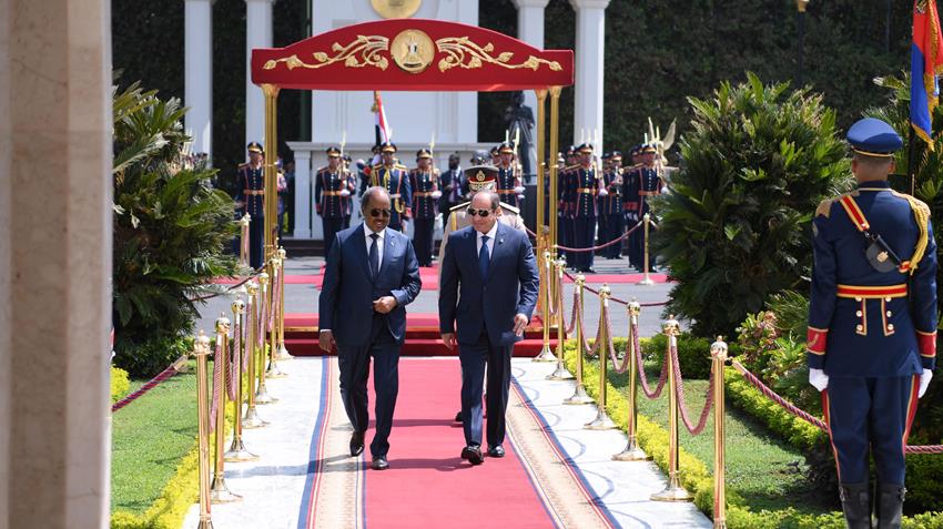 Le Président Al-Sissi reçoit le Président de la Somalie