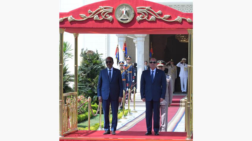 Le Président Al-Sissi reçoit le Président de la Somalie