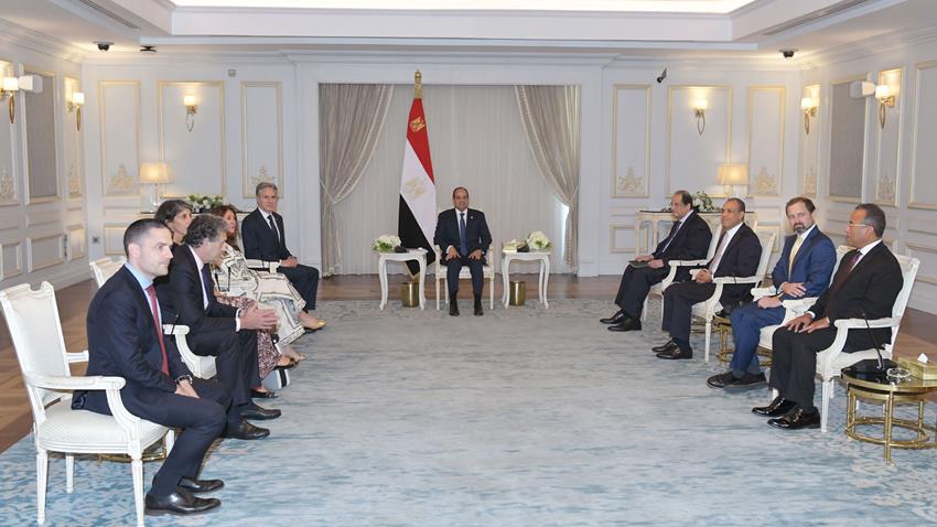 President El-Sisi Meets U.S. Secretary of State Blinken