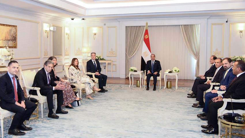 President El-Sisi Meets U.S. Secretary of State Blinken