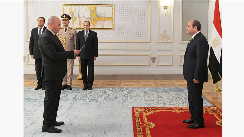 الرئيس عبد الفتاح السيسي يشهد أداء اليمين القانونية لرئيس هيئة قضايا الدولة