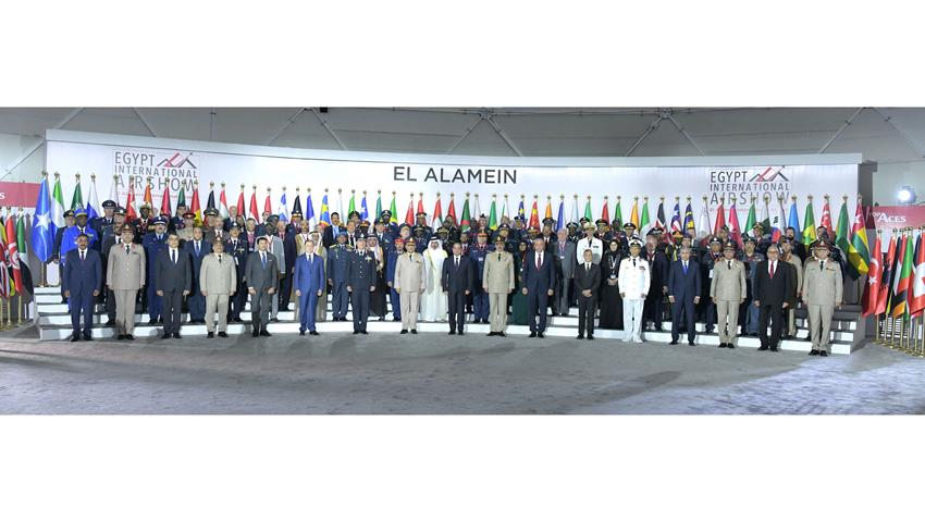 الرئيس عبد الفتاح السيسي يفتتح معرض مصر الدولي للطيران والفضاء ٢٠٢٤ بمدينة العلمين الجديدة