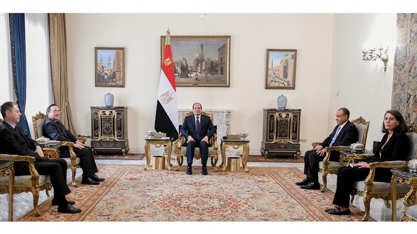 الرئيس عبد الفتاح السيسي يستقبل وزير الخارجية والاتحاد الأوروبي والتعاون الإسباني