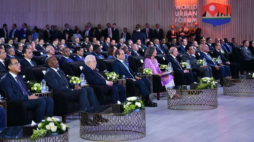 الرئيس عبد الفتاح السيسي يشهد افتتاح المنتدى الحضري العالمي في نسخته الثانية عشرة