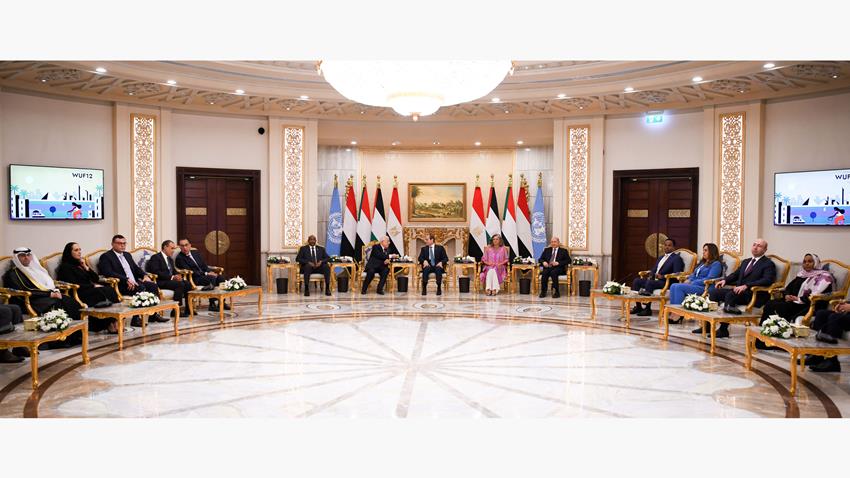 الرئيس عبد الفتاح السيسي يشهد افتتاح المنتدى الحضري العالمي في نسخته الثانية عشرة