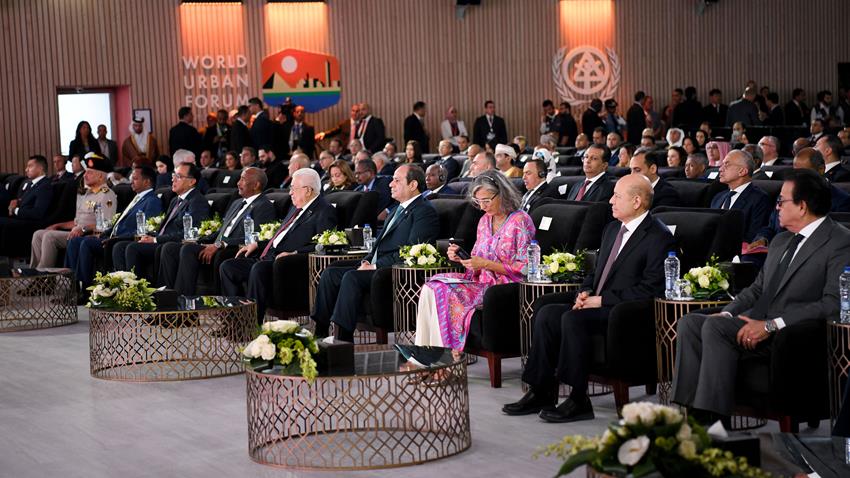 الرئيس عبد الفتاح السيسي يشهد افتتاح المنتدى الحضري العالمي في نسخته الثانية عشرة