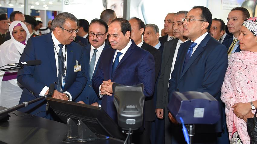 الرئيس عبد الفتاح السيسي يشهد افتتاح الدورة الحادية والعشرين لمؤتمر ومعرض القاهرة الدولي للاتصالات